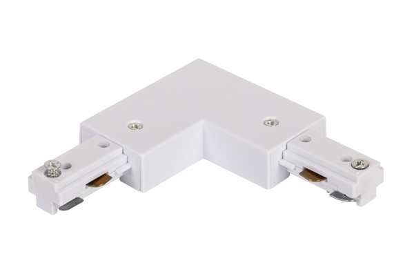 رابط L شكل ريل تك‌فاز با ارت داخلي- سفيد